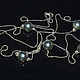 Серебро  "Звездное небо". Бусы. УКРАШЕНИЯ (kamyshki). Интернет-магазин Ярмарка Мастеров.  Фото №2
