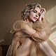 Бежевое фатиновое платье Mia. Платья. OLYA WHITE. Ярмарка Мастеров.  Фото №5