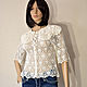 Silk blouse with a fluffy collar, Blouses, Odessa,  Фото №1