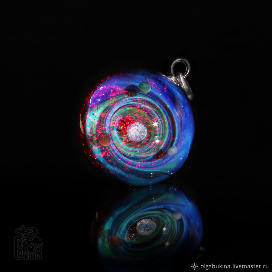 Copy of Pendant ball Exosphere. Universe Cosmos Galaxy Planet Space, Pendant, Moscow,  Фото №1
