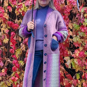 Одежда ручной работы. Ярмарка Мастеров - ручная работа Пальто ОЖИДАНИЕ. Handmade.