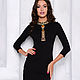 Sheath dress black tight-fitting for office business, Dresses, Novosibirsk,  Фото №1