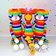 Order Soft toys: Rainbow animals. KnitOK. Livemaster. . Stuffed Toys Фото №3