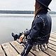Заказать Кожаная косуха с металлическими клепками. Кручинина Татьяна. Ярмарка Мастеров. . Куртки Фото №3