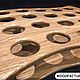 Шотница с изгибом на 5 шотов. Дуб. Держатели. WOODFACTURE. Ярмарка Мастеров.  Фото №5