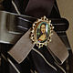 Женский галстук, блистрон ручной работы "Mona Liza", Галстуки, Вашингтон,  Фото №1