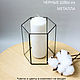 Подсвечник 2 геометрический, стекло, 14 см. Подсвечники. Витражи для Дома. Glass Flowers. Ярмарка Мастеров.  Фото №4