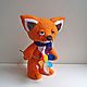 Мягкая Игрушка Лисичка и Цветик семицветик. Мягкие игрушки. Galka-toys. Интернет-магазин Ярмарка Мастеров.  Фото №2