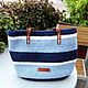 Заказать Сумка шоппер BAG19/"Marine". Картины, сумки и аксессуары. Ярмарка Мастеров. . Сумка-шоппер Фото №3