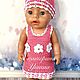 Мастер-класс по вязанию крючком платья для кукол baby born. Схемы для вязания. Вязаная одежда для кукол baby born. Ярмарка Мастеров.  Фото №4