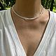 Заказать Чокеры из аквамарина с фурнитурой из серебра с родиевым покрытием. 4NADYA Jewelry. Ярмарка Мастеров. . Чокер Фото №3