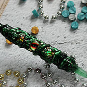 Субкультуры handmade. Livemaster - original item Author`s Magic Wand Harry Potter Green Dragon. Handmade.