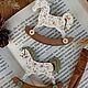 Лошадка на качалке игрушка на елку, Елочные игрушки, Красноярск,  Фото №1