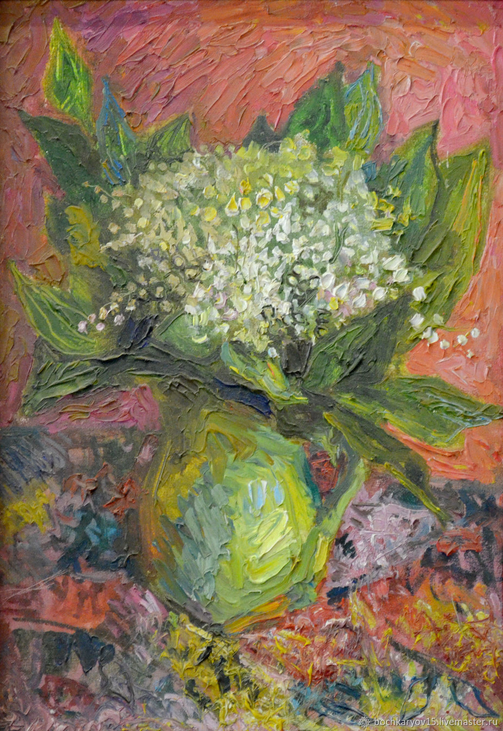 Картина "Ландыши" в интернет-магазине Ярмарка Мастеров по цене 15000 ...