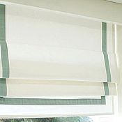 Для дома и интерьера handmade. Livemaster - original item tulle: Roman curtains for the nursery made of translucent cotton. Handmade.