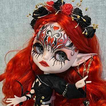 Кукла Блайз кастом "Огненная фея". . Куклы и игрушки ручной работы - Ярмарка Мастеров Куклы и игрушки ручной работы. Ярмарка Мастеров - ручная работа Кукла Блайз кастом "Огненная фея". Handmade.