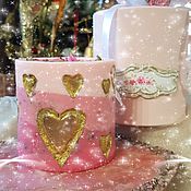 Сувениры и подарки handmade. Livemaster - original item Soy wax candles with wild rose fragrance. Pink Barbie Candle. Handmade.