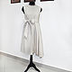 Asymmetric dress beige classic, Dresses, Novosibirsk,  Фото №1