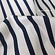 1,10м и 1,95м  Джинсовая ткань стрейч, синяя полоска на белом, 1042134. Ткани. Итальянские ткани. Интернет-магазин Ярмарка Мастеров.  Фото №2