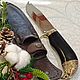 Охотничий нож Орёл с упором нерж. сталь 40х13 ручной работы. Ножи. Gift Oasis. Ярмарка Мастеров.  Фото №12