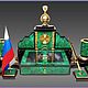Письменный прибор из малахита z10923, Сувениры по профессиям, Златоуст,  Фото №1
