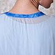 Платье женское шифоновое голубое. Платья. Galina-felt-1. Ярмарка Мастеров.  Фото №5