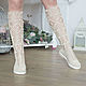 Order Сапоги летние "Элиза". KnittedBoots. Livemaster. . High Boots Фото №3