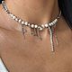 Колье чокер из жемчуга, цепи и Swarovski. Колье. JL Кристина. Интернет-магазин Ярмарка Мастеров.  Фото №2