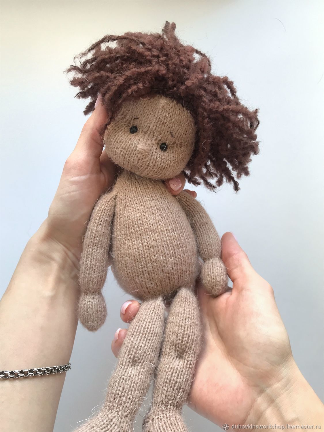 Кукла вязанная спицами, модели из интернет