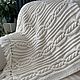  Comfy white. Пледы. Комфи (Ольга). Ярмарка Мастеров.  Фото №8