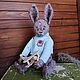 Teddy Animals: bunny Senya 16cm. Teddy Toys. Olga Safonova. My Livemaster. Фото №6
