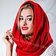 Шапка "Ангора Red". Шапки. KUDESNITSA Designer Accessories. Ярмарка Мастеров.  Фото №4