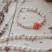 Украшения handmade. Livemaster - original item Bracelet "The Rose". Handmade.