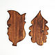 A set of wooden menazhnits made of cedar 'leaves'. MGN8. Scissors. ART OF SIBERIA. My Livemaster. Фото №6