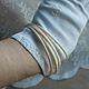 Set of thin bangles. Ivory. Bracelet set. kostorez (kostorez). My Livemaster. Фото №4