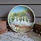 'Geese' Plate decorative, vintage-style, country. Plates. botanica-m. Online shopping on My Livemaster.  Фото №2