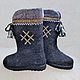 Men Russian 'Ivan Tsarevich'. National shoes. wool gifts. My Livemaster. Фото №4