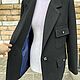 Жакет из чёрного твида. Костюмы. SOLOdress. Интернет-магазин Ярмарка Мастеров.  Фото №2