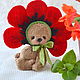 Мак (6 см). Мишки Тедди. teddy_and_toys. Интернет-магазин Ярмарка Мастеров.  Фото №2