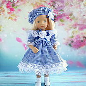 Куклы и игрушки handmade. Livemaster - original item Sailor-style clothing for dolls Minouche Petitcollin, Kathe Kruse. Handmade.