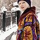 Стеганое пальто из африканского хлопка "Инжир". Пальто. by CheChulina                (Юлия). Ярмарка Мастеров.  Фото №4