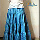 Order Long skirt Sky. Jahlighta (Jahlighta). Livemaster. . Skirts Фото №3