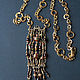 Order Klimt necklace inspires a variant of ' garnet, hematite. Ekart Ekaterina Dmitrieva. Livemaster. . Necklace Фото №3