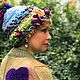 Заказать Шапка ручной работы ТОШКА. Анна Лесникова      Les accessoires. Ярмарка Мастеров. . Шапки Фото №3