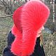 Меховая шапка ушанка «Ягодка». Шапка-ушанка. Татьяна Гогошидзе (tf_fur_workshop). Ярмарка Мастеров.  Фото №4