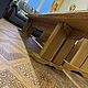 Стол с лавками массив дуба. Столы. artwood_epoxy. Ярмарка Мастеров.  Фото №5