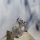 White gold ring with sapphire 'Melian'. Rings. Unusual Gemstone Jewelry. My Livemaster. Фото №4