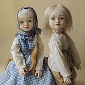 Куклы и игрушки handmade. Livemaster - original item Dolls and dolls: Alyonka and Alyosha. Handmade.