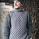 'El grafito'-cálido androide kit, Mens sweaters, Orenburg,  Фото №1