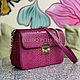 Colourful handbag made from Python. Classic Bag. exotiqpython. My Livemaster. Фото №4
